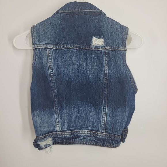Sugar Magnolia Jean Jacket Vest - Picture 3 of 7